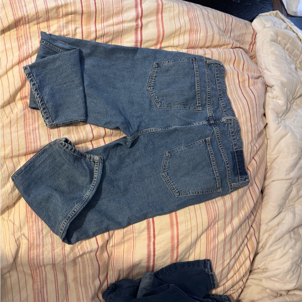 THE GREAT. Classic Blue Denim Pants - Picture 3 of 3